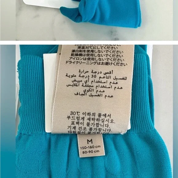Gucci Teal Hosiery